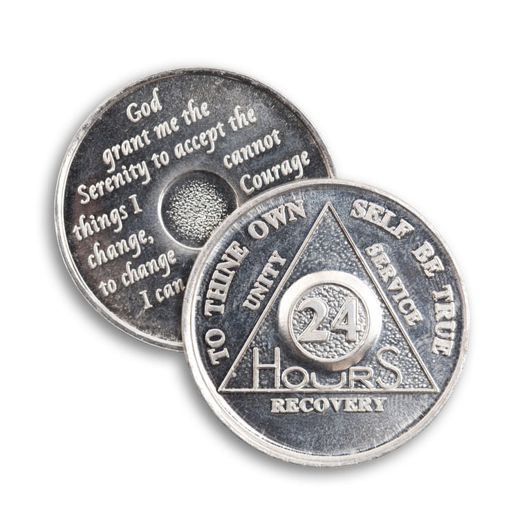 Aluminum 24-Hour Medallion